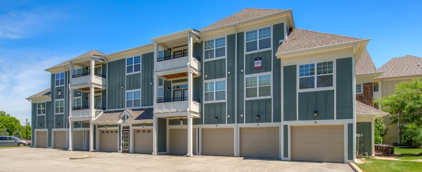 exterior of a Sylvania apartment building